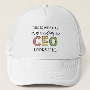 Funny Gifts for CEO   Awesome CEO Boss Gifts Trucker Hat