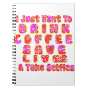 Funny Gifts for Coffee Lovers Notebook