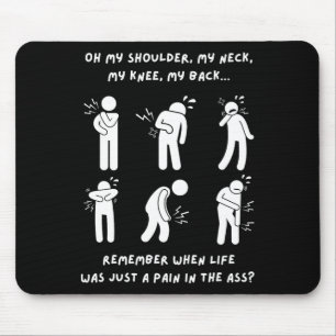 Funny Gifts Old People 50th 60th 70th Birthday  Mouse Pad