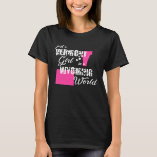 Funny Gifts Vermont Shirts Just a Vermont girl in