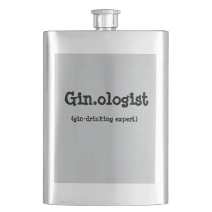 Funny Gin.ologist Flask