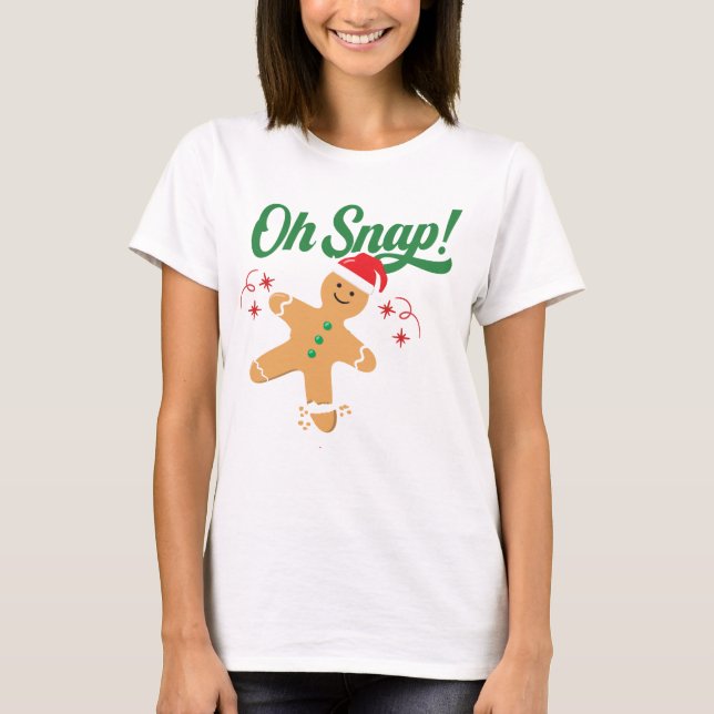 Funny Ginger Snaps Christmas Shirt - Holiday Humou (Front)