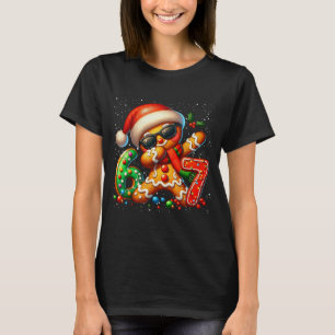 Funny Gingerbread Dabbing Six Seven 67 Meme Christ T-Shirt