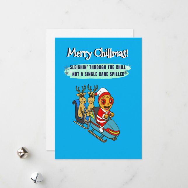 Funny Gingerbread Holiday – Printable Xmas Card (Front/Back In Situ)