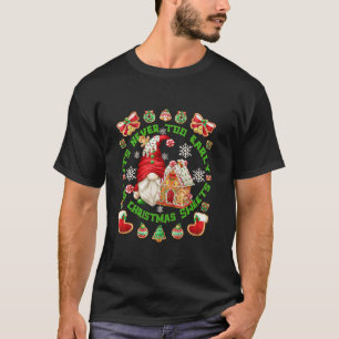 Funny Gingerbread House Gnome For Women Cute Chris T-Shirt