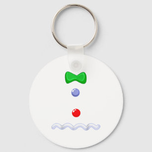 Funny Gingerbread Man Christmas Costume Key Ring