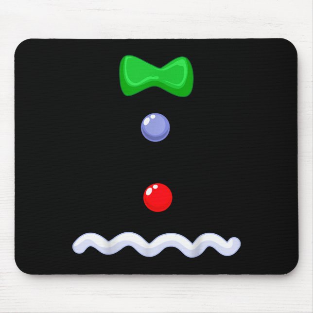 Funny Gingerbread Man Christmas Costume  Mouse Pad (Front)