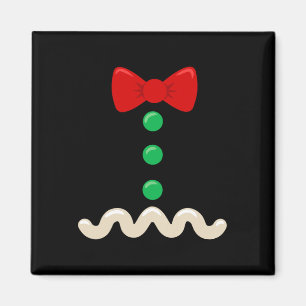 Funny Gingerbread Man Costume Christmas Xmas Men W Magnet