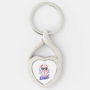Funny Gingerbread Man - Let's Get Baked Key Ring