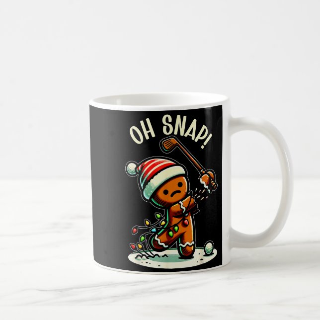 Funny Gingerbread Man Pajamas &amp; Pjs Xmas Holid Coffee Mug (Right)