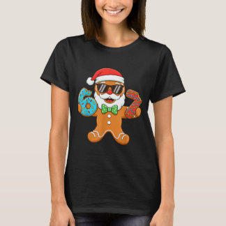 Funny Gingerbread Six Seven 67 Christmas Ice Cream T-Shirt