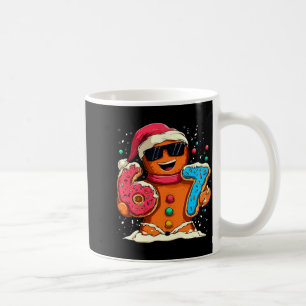 Funny Gingerbread Six Seven 67 Ice Cream Drip Chri Coffee Mug