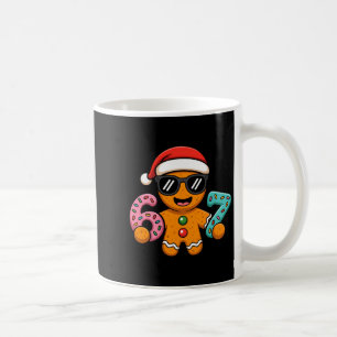Funny Gingerbread Six Seven 67 Ice Cream Drip Chri Coffee Mug