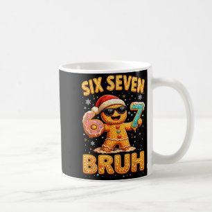 Funny Gingerbread Six Seven 67 Ice Cream Drip Chri Coffee Mug
