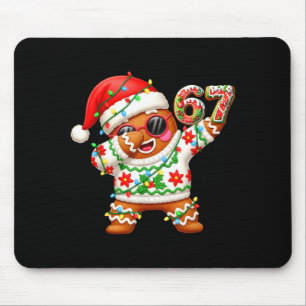 Funny Gingerbread Six Seven 67 Ice Cream Drip Chri Mouse Pad