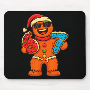 Funny Gingerbread Six Seven 67 Ice Cream Drip Chri Mouse Pad