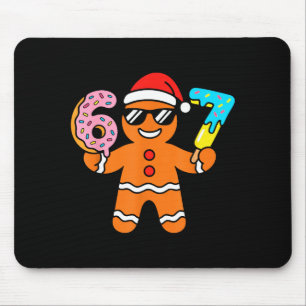 Funny Gingerbread Six Seven 67 Ice Cream Drip Chri Mouse Pad