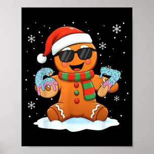 Funny Gingerbread Six Seven 67 Ice Cream Drip Chri Poster