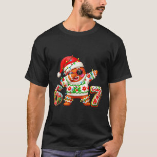 Funny Gingerbread Six Seven 67 Ice Cream Drip Chri T-Shirt