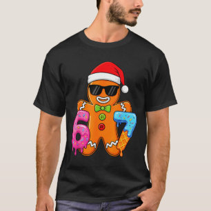 Funny Gingerbread Six Seven 67 Ice Cream Drip Chri T-Shirt