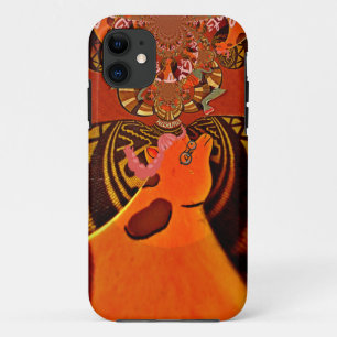  Funny Giraffe: A Kaleidoscopic African Charm iPhone 11 Case