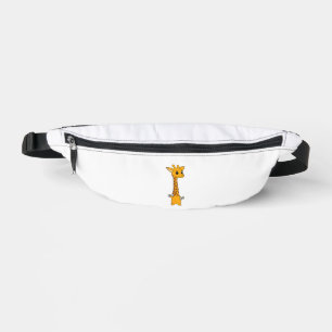 Funny Giraffe Camelopard Lifting Gym Motivation Bum Bags