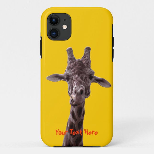 Funny Giraffe Case-Mate iPhone Case (Back)