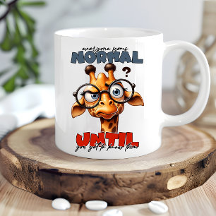 Funny Giraffe Coffee Mug Cute Giraffe Lover Gift