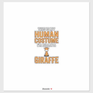 Funny Giraffe Costume Vector Shirt Design_1