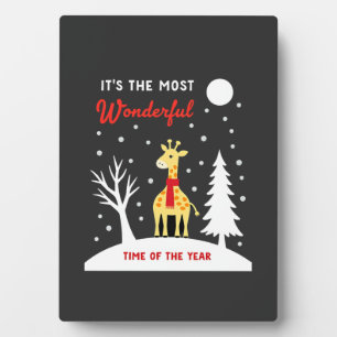 Funny Giraffe Design For Women Girls Safari Giraff Plaque