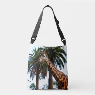 Funny Giraffe Giving A Raspberry, Crossbody Bag