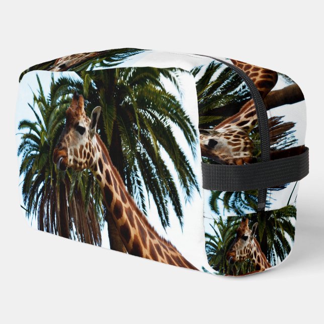 Funny Giraffe Giving A Raspberry,  Dopp Kit (Left Corner)