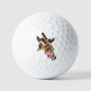 Funny Giraffe Golf Balls