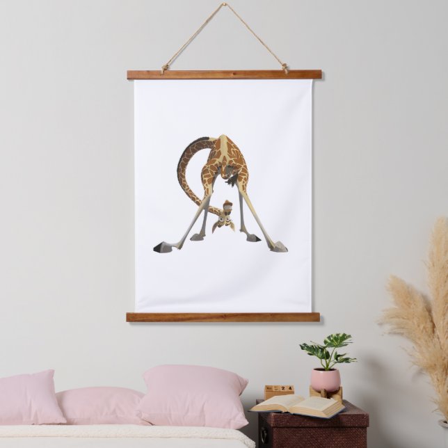 Funny Giraffe Graphic – Cute & Cool Design Animal Hanging Tapestry (Bedroom)