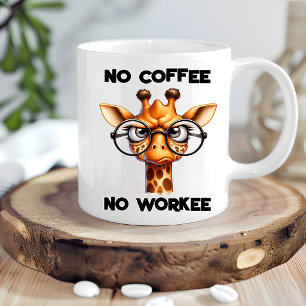 Funny Giraffe Humour Gift - Hilarious Canine Desig Mug