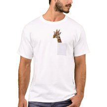 Funny Giraffe in My Pocket T-shirt