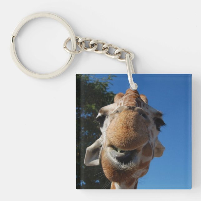 Funny giraffe key chain (Front)