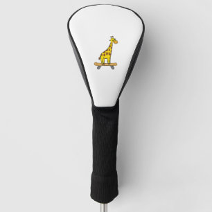 Funny Giraffe Lover Giraffe Skateboard  Golf Head Cover