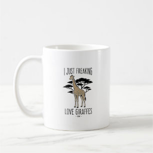 Funny Giraffe Lover Vintage Engraving Shirt Design Coffee Mug