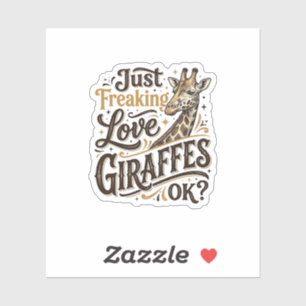 Funny Giraffe Lover Vintage Typography Shirt Desig