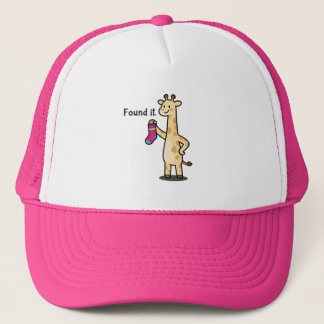 Funny Giraffe Mom Skills Sarcastic Trucker Hat
