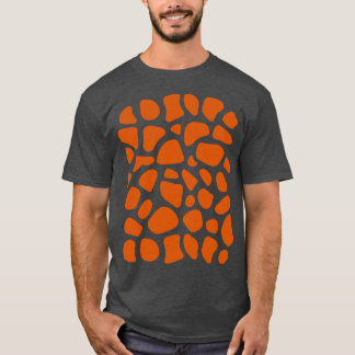 Funny giraffe pattern lazy halloween zoo costume T-Shirt