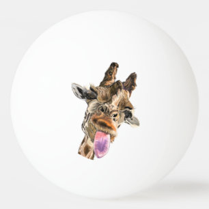 Funny Giraffe Ping Pong Balls