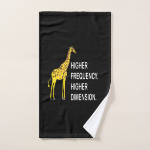 Funny Giraffe Pun Hand Towel