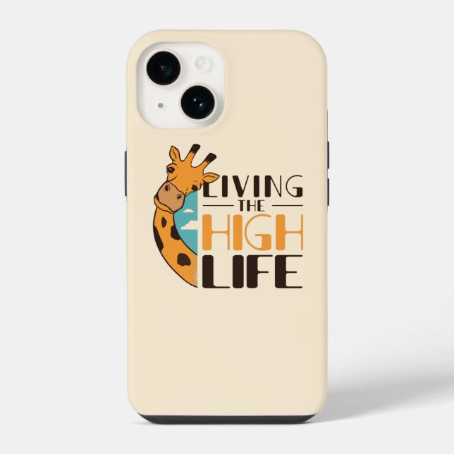 Funny Giraffe Quote   iPhone Case (Back)