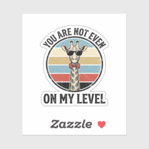 Funny Giraffe Quote Vintage Engraving T-Shirt Desi