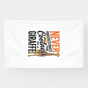 Funny Giraffe Quote Vintage Vector T-Shirt Design_ Banner