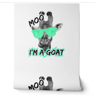 Funny Giraffe Shirt Moo I'm A Goat Cute Zoo Animal Wallpaper