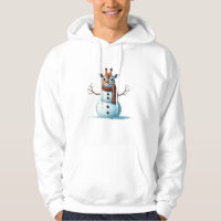 Funny Giraffe Snowman Scarf Christmas Womens Mens