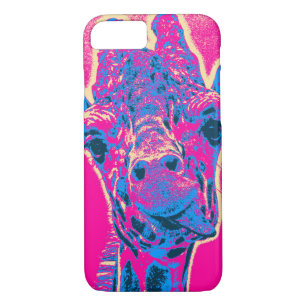 Funny Giraffe Sticking out his Tongue iPhone 8/7 Case